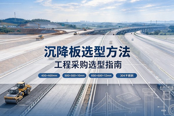 锦屏沉降板选择方法