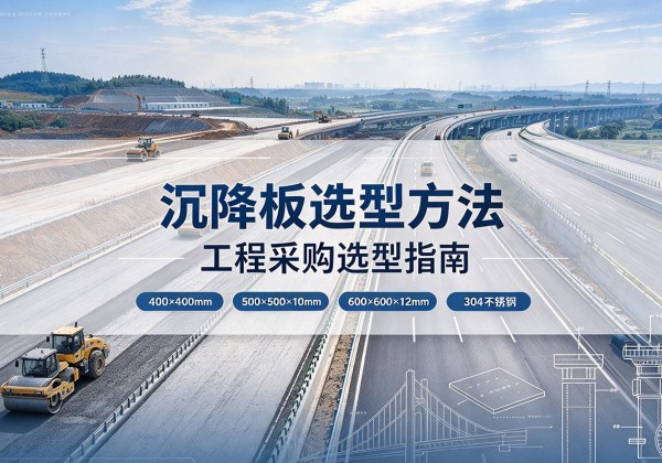 锦屏沉降板选择方法